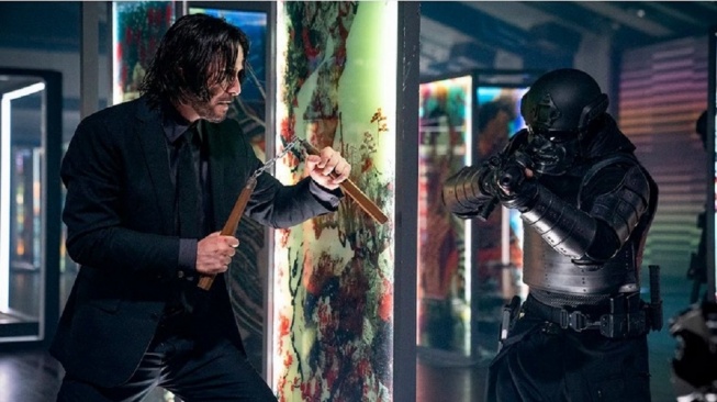 John Wick: Chapter 4 yang dibintangi Keanu Reeves akan tayang pada Kamis (11/6/2026) malam ini pukul 22.00 WIB di Trans TV. [YouTube]