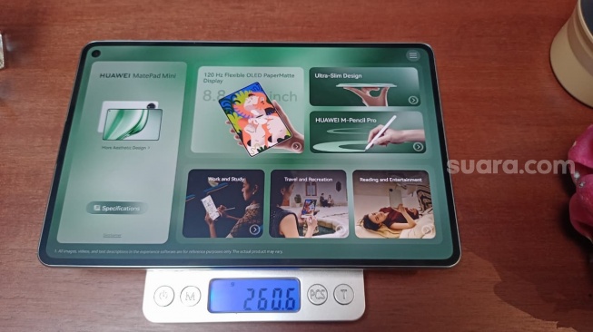 HUAWEI MatePad Mini. [Suara.com/Agnes]