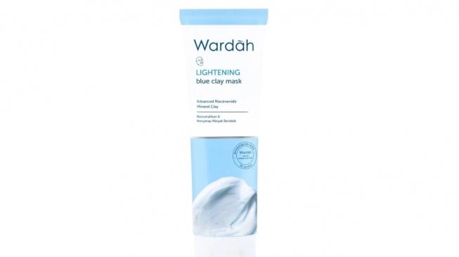 WARDAH Lightening Blue Clay Mask (Shopee)