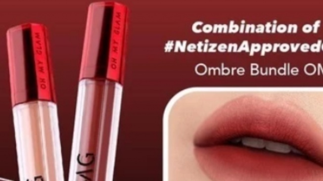 OMG MatteLast Lip Cream Bold Coffee Ombre. [Shopee]