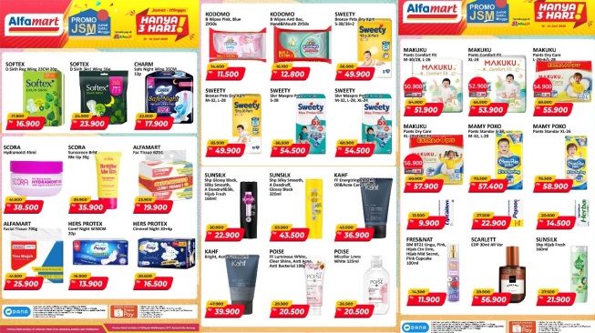 Promo Alfamart Terbaru 14 Juni 2026: Diskon Scora, Sunsilk, Kahf, Rinso, hingga MamyPoko