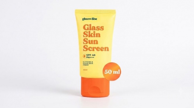 Gloow&be Glass Skin Sunscreen SPF 40 PA+++. (Watsons dan Gemini AI)