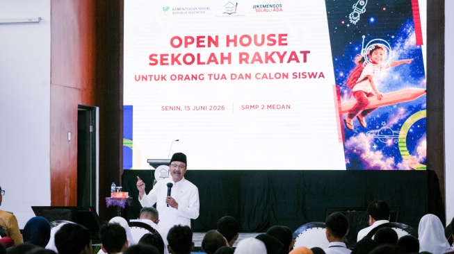 Open House SRMP 2 Medan, Gus Ipul Ajak Masyarakat Lihat Gambaran Utuh Sekolah Rakyat