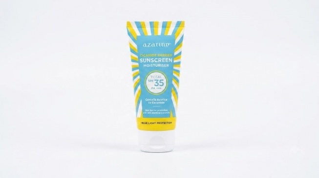 Azarine Cicamide Barrier Sunscreen Moisturiser SPF 35 PA+++. (Watsons dan Gemini AI)