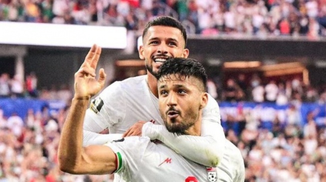 Publik Barat Tuding Selebrasi Gol Pemain Iran Mohammad Mohebi Provokatif, FIFA Didesak Hukum