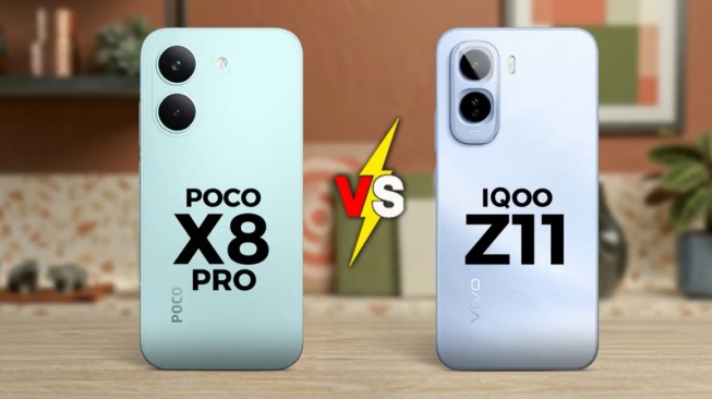 Adu Spek POCO X8 Pro vs iQOO Z11, Pilih HP Midrange Gahar yang Mana?