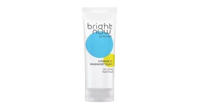Wardah Perfect Bright Now Vitamin C Mugwort Clay Oil Ctrl Facial Foam (Shopee)