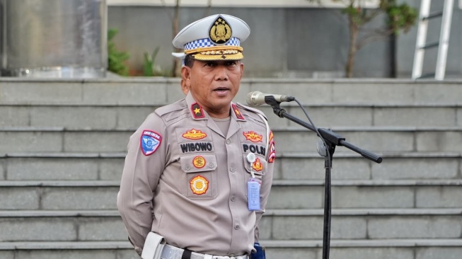 Direktur Registrasi dan Identifikasi (Dirregident) Korlantas Polri Brigjen Wibowo. [Suara.com/Polri]
