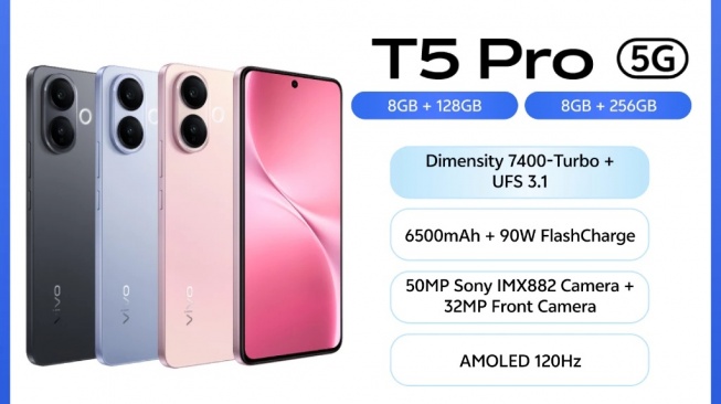 Vivo T5 Pro 5G (Shopee)