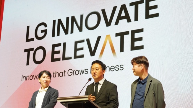 President of LG Electronics Indonesia, Ha Sang-chul. [PT LG Electronics Indonesia]