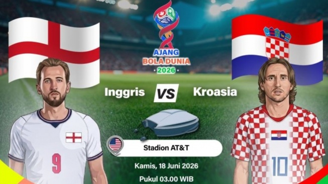 Fakta Menarik Inggris vs Kroasia di Piala Dunia 2026, Ups Ada Trauma Masa Lalu
