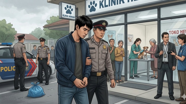 Aksinya Terekam Video! Pria di Penjaringan Ditangkap usai Cabuli Anjing di Toko Hewan