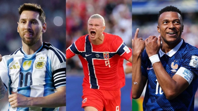 Top Scorer Piala Dunia 2026: Messi Pimpin, Haaland dan Mbappe Mengintai