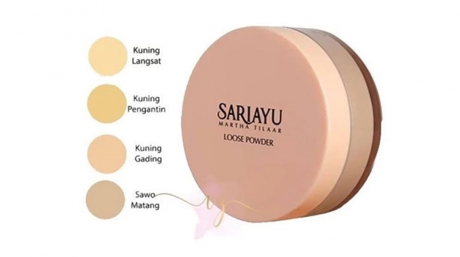 Bedak Sariayu untuk Kulit Sawo Matang. (Shopee Sariayu Martha Tilaar Official Shop)