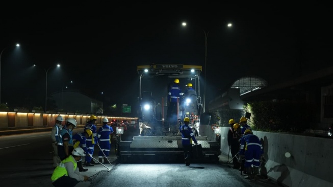 Jelang Libur Sekolah, Jasa Marga Percepat Perbaikan Jalan Tol demi Perjalanan Lebih Aman