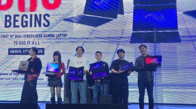Peluncuran ROG Zephyrus Duo (GX651) di Jakarta, Rabu (17/6/2026). [Suara.com/Dythia]