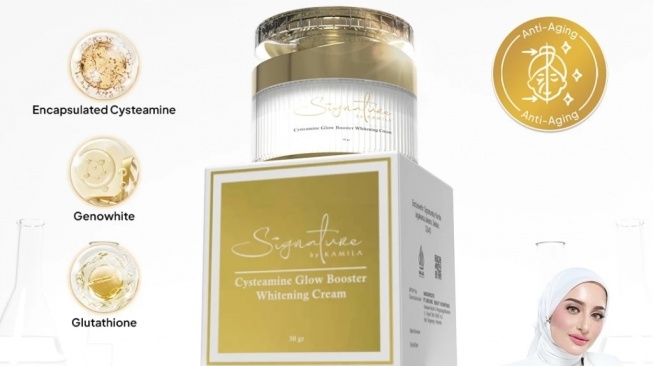Signature by Kamila Cysteamine Glow Booster Whitening Cream (Shopee)