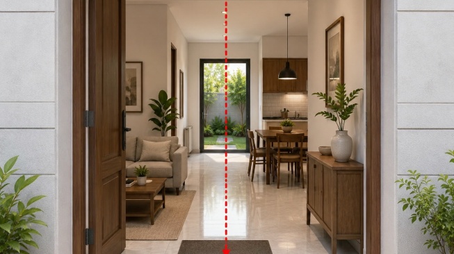 Kenapa Pintu Rumah Tidak Boleh Sejajar dengan Pintu Belakang? Ini Penjelasan Feng Shui dan Arsitek