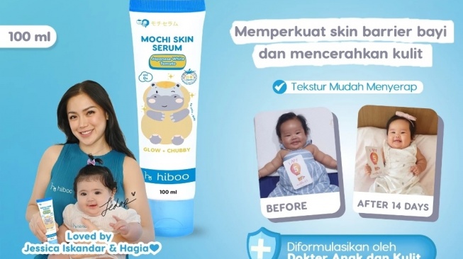 Hiboo Mochi Glow Baby Serum with Japanese White Tomato (Shopee)