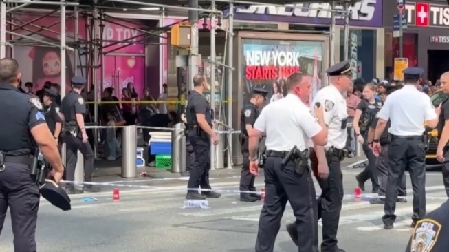Tembakan di Times Square Saat Piala Dunia 2026, Kepanikan Pecah di Jantung New York