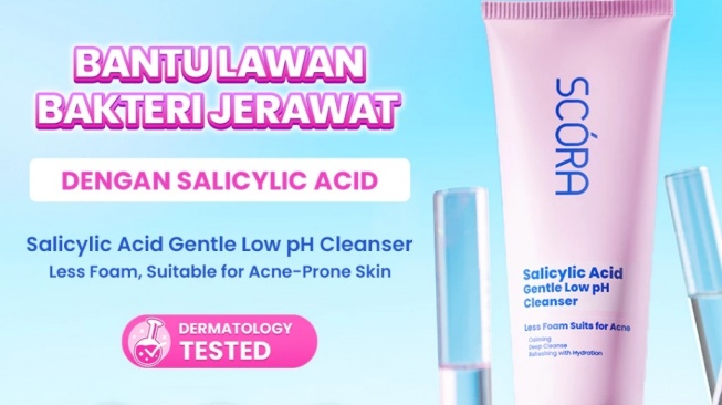SCORA Salicylic Acid Gentle Low pH Cleanser (Shopee)