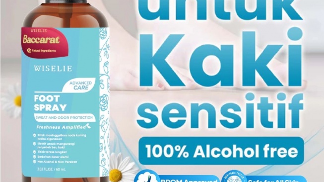 Foot spray yang bagus. (Shopee)