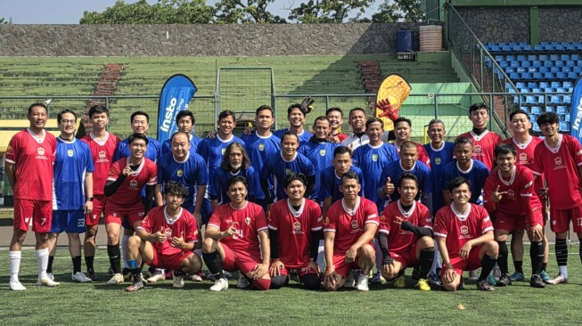 Adam Alis, Atep, dan legenda Persib Bandung reuni. [Dok. Istimewa]