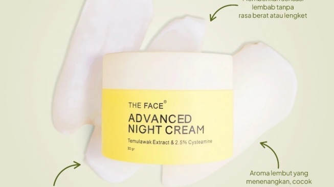 THE FACE Advanced Night Cream (Shopee)