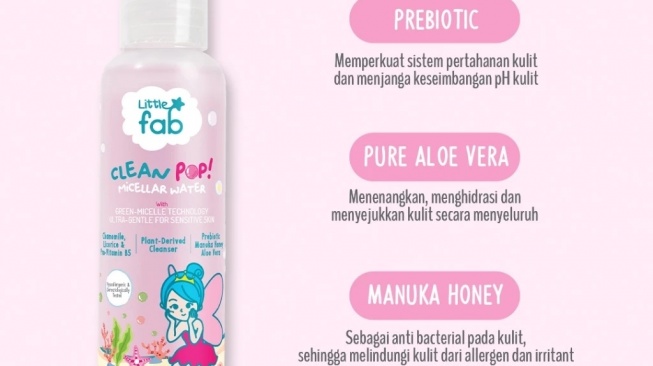 Little Fab Kids Clean Pop! Micellar Water (Shopee)