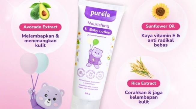 PURELA Nourishing Baby Lotion (Shopee)