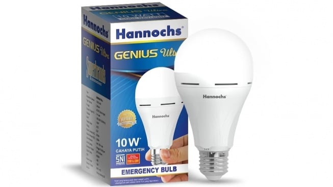 Hannochs Lampu Emergency LED GENIUS Ultra (Shopee)