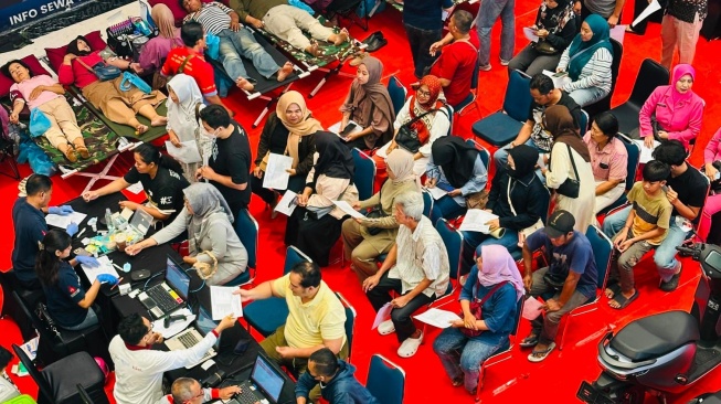 Donor Darah di Sunrise Mall Mojokerto. [Istimewa]