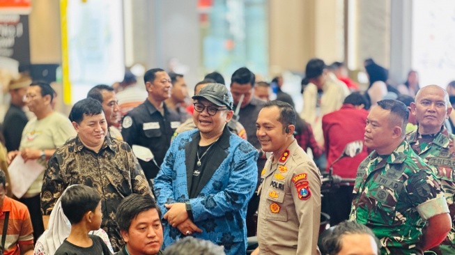 Donor Darah di Sunrise Mall Mojokerto. [Istimewa]