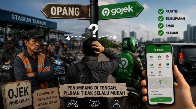 Situasi Serba Salah: Antara Opang, Gojek, dan Hak Penumpang