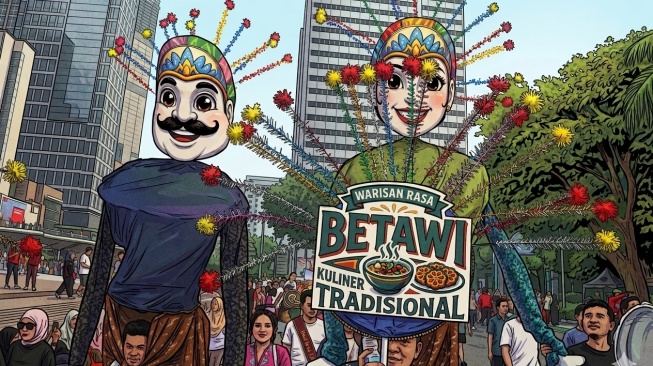 Parade Budaya Betawi dalam rangka menyambut peringatan HUT ke-499 Kota Jakarta. [Suara.com]