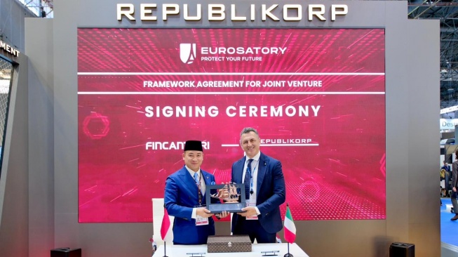 Kerja sama Republikorp dengan Fincantieri untuk pengembangan kapal angkatan laut di Indonesia. [Dok Republikorp]