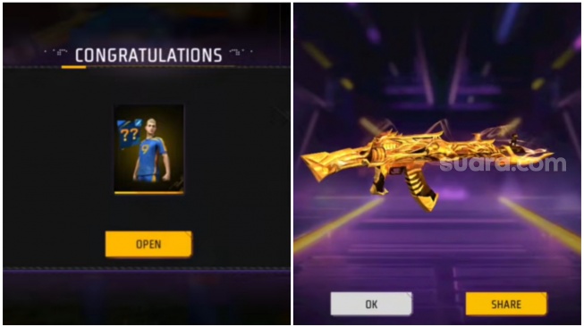 78 Kode Redeem FF Max Terbaru 22 Juni 2026: Sikat Jersey Bola dan Skin AK47 Golden