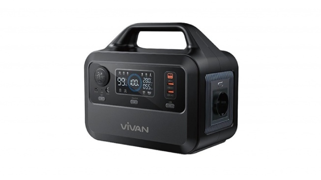 VIVAN VPS-P300 portable power station solar panel (shopee)