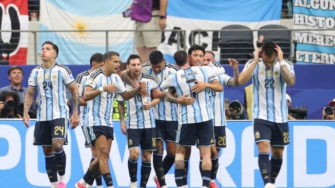 Menerka Lawan Argentina di Fase Knock Out: Messi Cs Lawan Uruguay atau Spanyol?