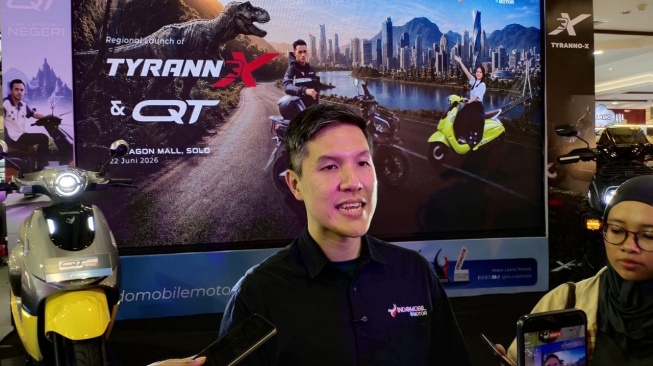 CEO PT Indomobil Emotor Internasional, Pius Wirawan saat launching di Solo (IST)