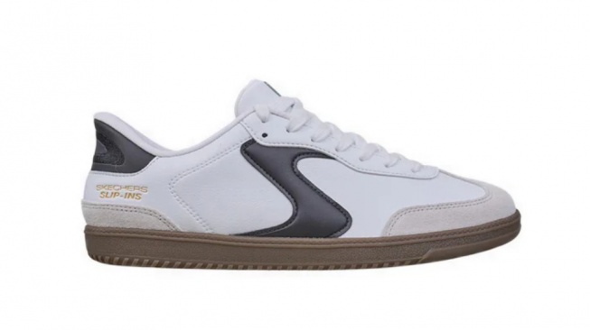 Contoh sepatu Skechers yang memakai bahan kulit babi. (Skechers)