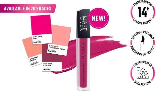 Lipstik warna pink. (Shopee)