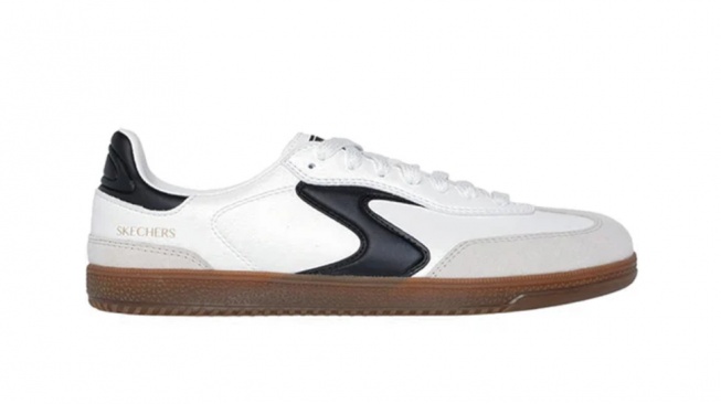 Contoh sepatu Skechers yang memakai bahan kulit babi. (Skechers)