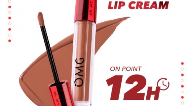 Lipstik warna pink. (Shopee)