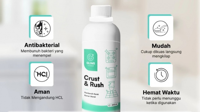 Glims Cleaner Crust & Rush (Shopee)