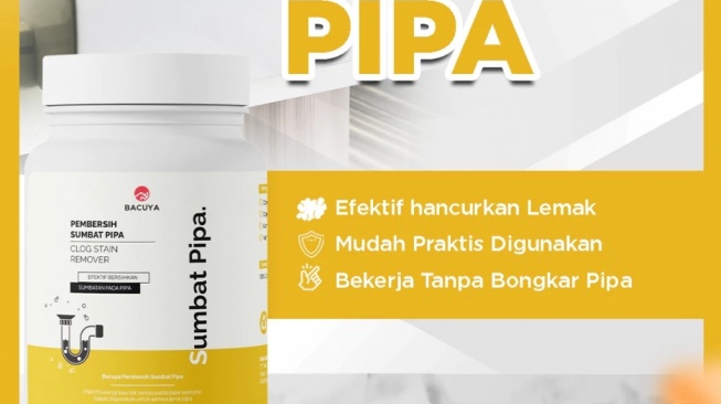 Bacuya Anti Sumbat Pipa Saluran Air (Shopee)