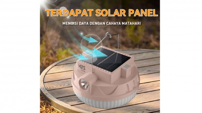 H2S Lampu Emergency UFO HS Q-188 portable (shopee)
