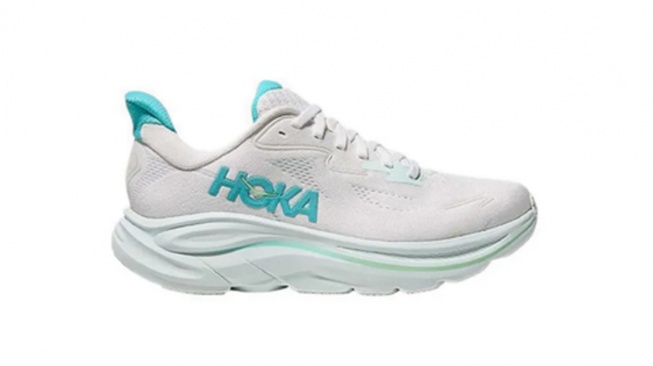 Hoka Clifton 10 Women's Running White/Cielo Blue