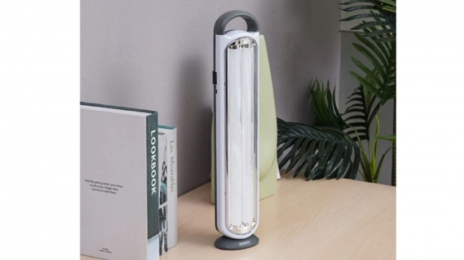 Powerlite Lampu Darurat Rechargeable Long 23 Watt lampu emergency portable (azko)