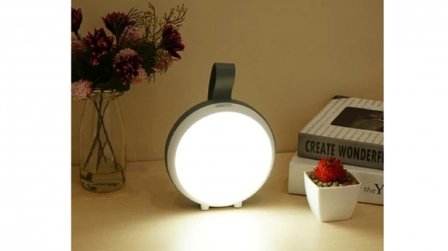 Powerlite Lampu Darurat Portable Round lampu emergency (azko)